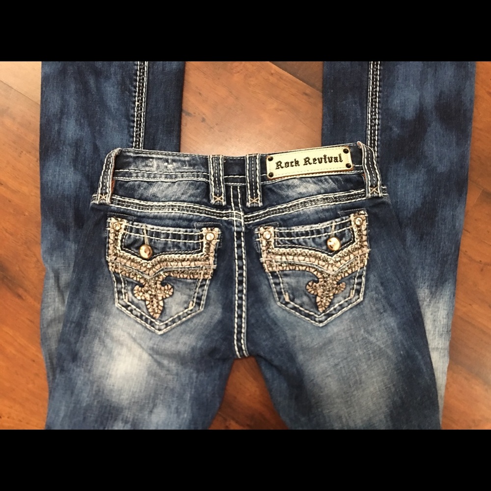 Rock Revival. Size 24 waist. 33” inseam. Boot cut